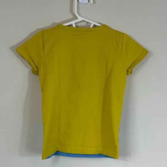 Mini Boden Dachshund Dog Surfing Applique T-shirt Top Girl's 4T Cotton - Picture 2 of 8